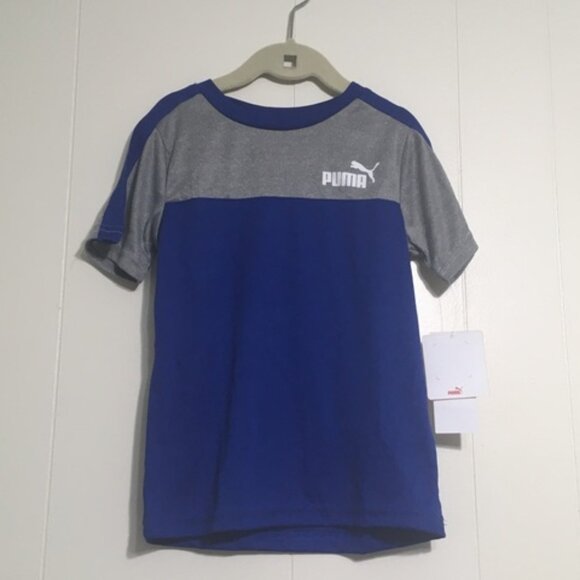Other - PUMA CLASSIC LOGO COLOR BLOCK BOYS ATHLETIC T-SHIRT